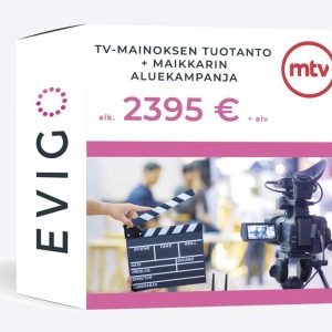 MTV-mainoskampanja tuotelaatikko